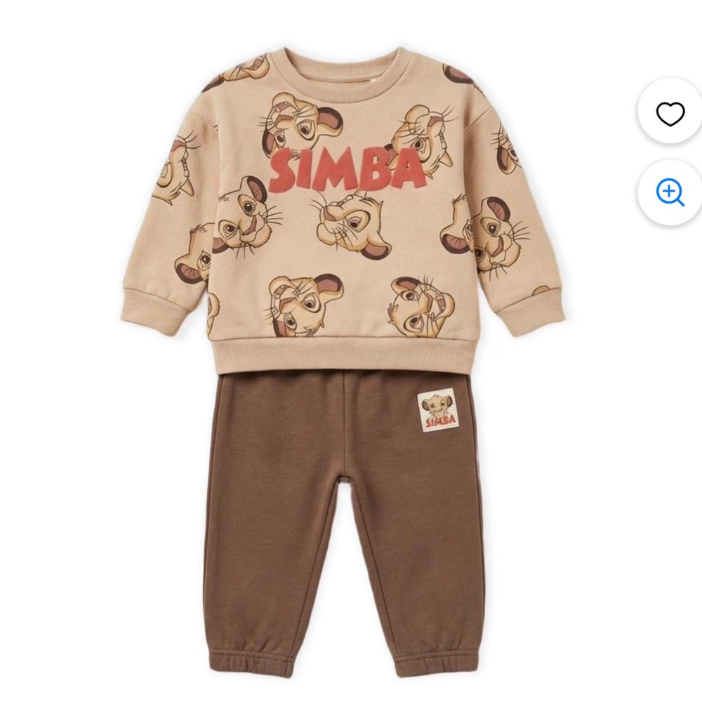 Simba Toddler Sweatshirt and Pants Set